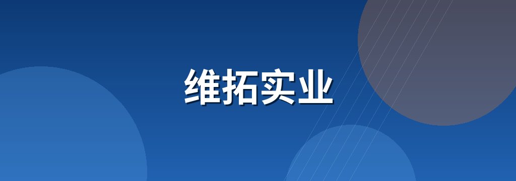 维拓实业 商铺横幅